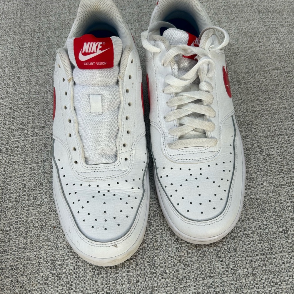 Nike Red and White Athletic Shoes - Picture 2 of 6
